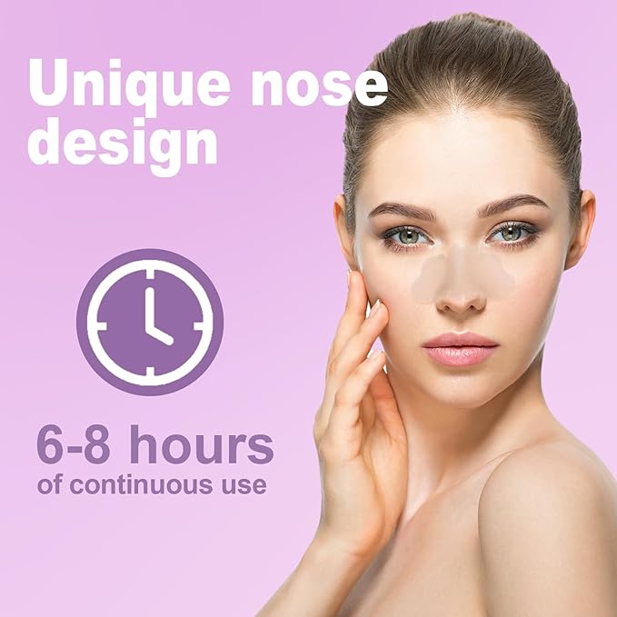 Nose Pore Strips - Hydrocolloid Patches for Pores and Pimples, Blackhead Remover for overnight, Nose & Face cleaner (10 count)