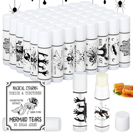 50 Pcs Halloween Spooky Lip Balm