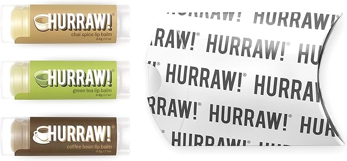Hurraw! Chai Spice, Green Tea, Coffee Palm