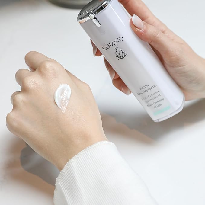 KUMIKO Ultimate Eye Lift & Brightener - Multi-Corrective Skincare Day Cream for Eyes & Lips - Targets Dark Circles, Wrinkles & Puffiness - Hydrating Eye Moisturizer - Ethical Beauty - 30ml