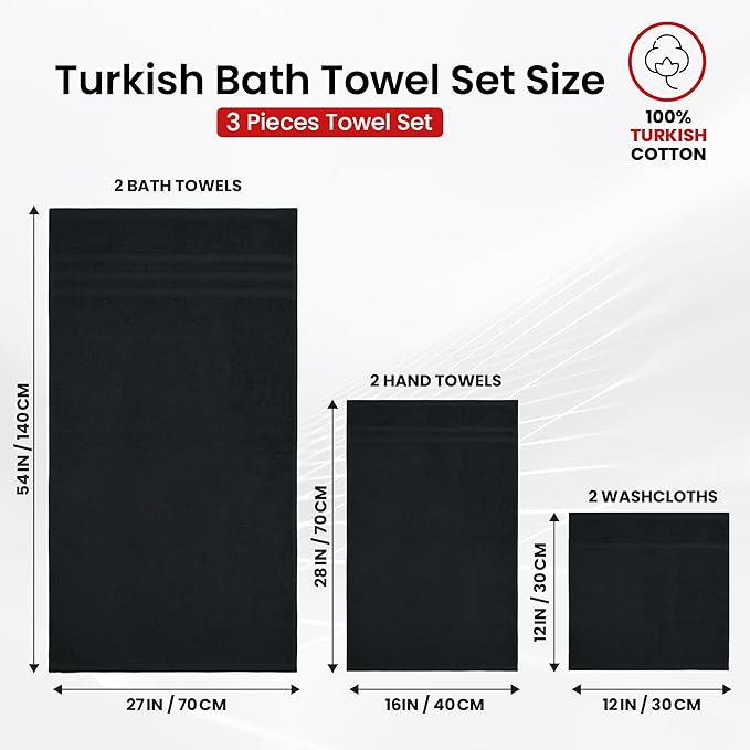 Infinitee xclusives luxury 3-piece turkish