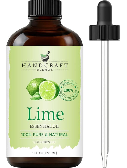 Handcraft Blends Lime Essential Oil - 1 Fl Oz - 100% Pure and Natural - Premium Grade Essential Oil for Diffuser and Aromatherapy