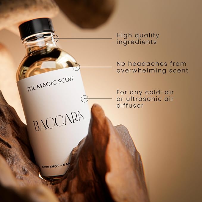 Baccara Oils for Diffuser - HVAC, Cold-Air, & Ultrasonic Diffuser Oil Inspired by The Baccarat Rouge - Essential Oils for Diffusers Aromatherapy - 8.5 fl oz, 250 mL