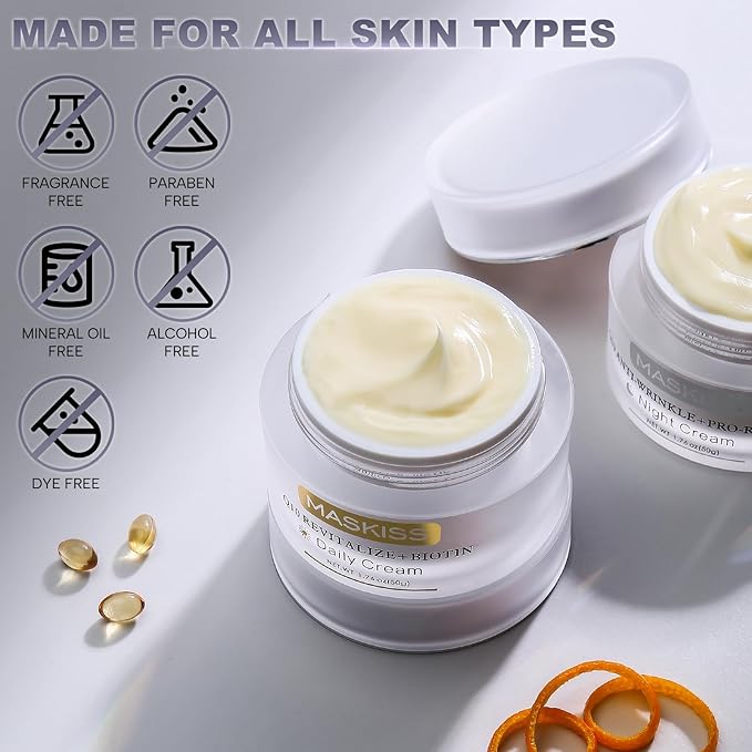 Q10 Anti-Wrinkle Night Cream + Pro-Retinol, Unscented Anti-Aging Face Moisturizer for Sensitive Skin, Firming Face and Neck Cream, 1.76 Oz Jar