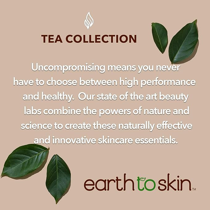 Earth To Skin Tea Time Chamomile Eye Cream – Hydrating & Soothing Eye Treatment with Vitamin E, Vitamin C & Jojoba Oil – 0.75 fl oz