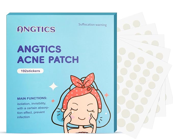 Pimple Patches for Face, 2 Sizes 192 Counts Acne Patches, Hydrocolloid Patches Zit Patches for Skin Care, Blemish Patches Invisible Acne Spot Treatment with Salicylic Acid, Tea Tree Oil