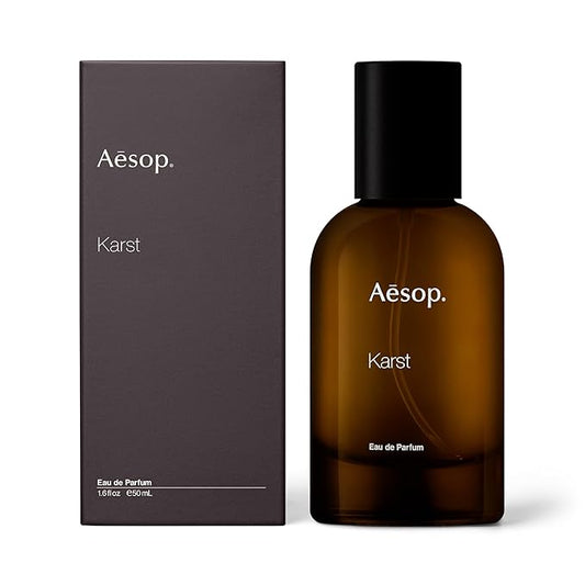 Aesop Karst Eau de Parfum – Fresh, Herbaceous Marine Fragrance with Juniper, Rosemary, and Vetiver | 1.6 oz