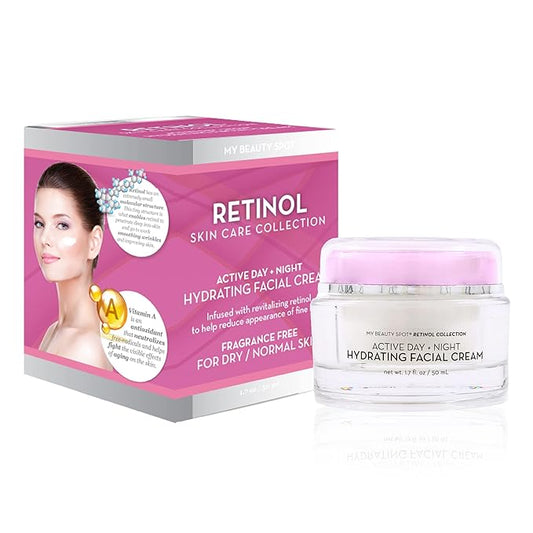 My Beauty Spot Retinol Skin Care Collection Active Day and Night 1.7 fl oz