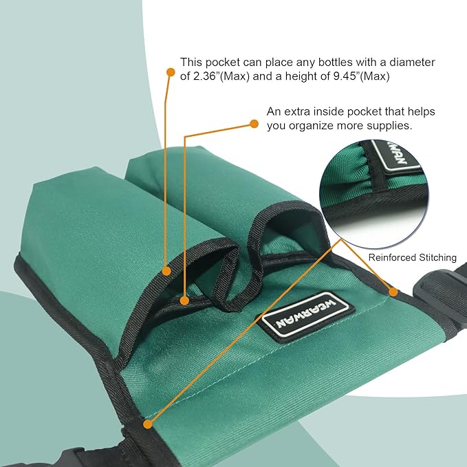 Massage Oil Holster, Adjustable and Durable Massage Holster, Bag only, Bottle not Included