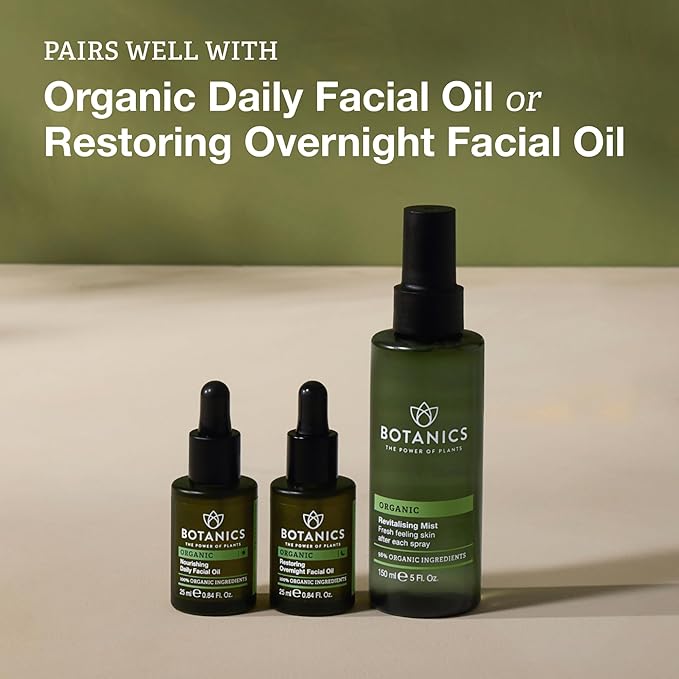 Botanics Hydrating Face Mist - Revitalizing Rose Water Spray for Face - Helps Skin Feel Smooth & Moisturized - Made with 98% Organic Ingredients - Vegan & Cruelty-Free Skin Care Spray (5 Fl Oz)