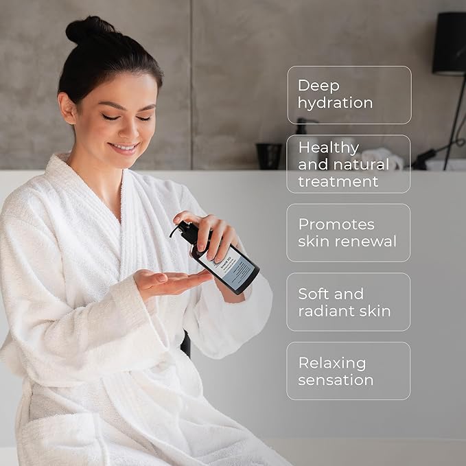 Moisturizing Body Serum Oil Blend - Skin Nourishment and Hydration - Active Ozone Therapy - High-Performance Natural Treatment - All Skin Types - 6.76 Fl Oz