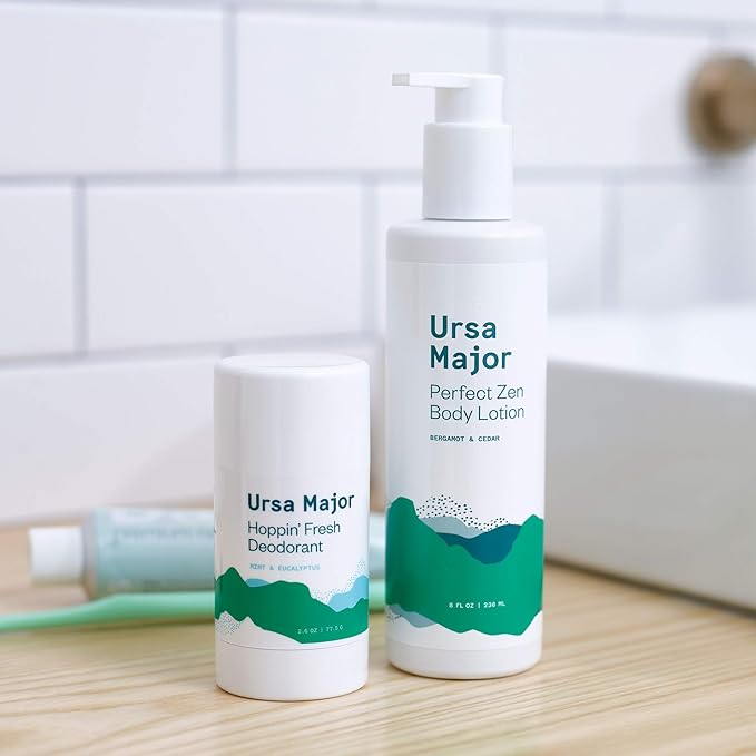 Ursa Major Natural Body Lotion | Vegan and Cruelty-Free | Moisturizes, Soothes and Hydrates Skin | Formulated for Men & Women | 8 ounces