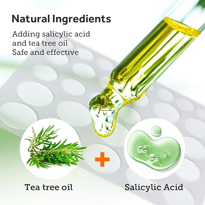 Pimple Patches (6 Sizes 188 Patches), Acne Patches for Large Zit Breakouts, Hydrocolloid Bandages for Face, Chin, Nose, Forehead, Body, Back, Neck & Chest, Round, Rectangle and Square Hydrocolloid