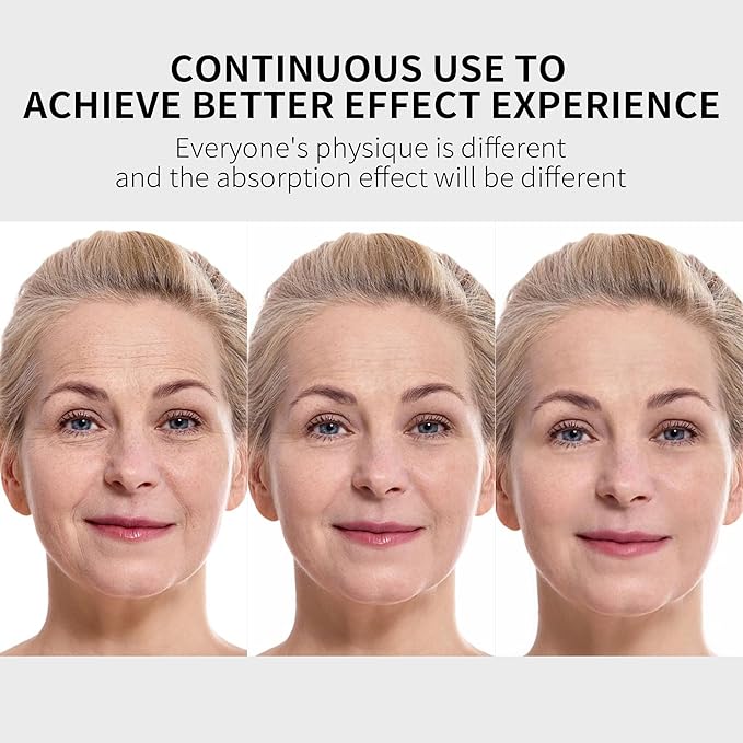 5PCS Bio-Collagen Real Deep Mask, Hydrating Overnight Hydrogel Mask, Anti-Aging,Pore Minimizing, Firming,Absorbs dirt deep inside face.