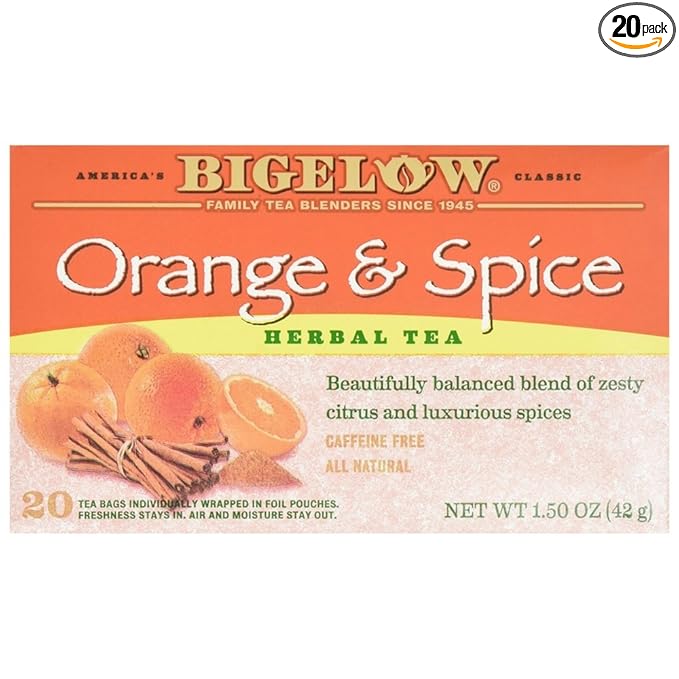 Bigelow Orange and Spice Herb Tea ( 6x20 BAG)