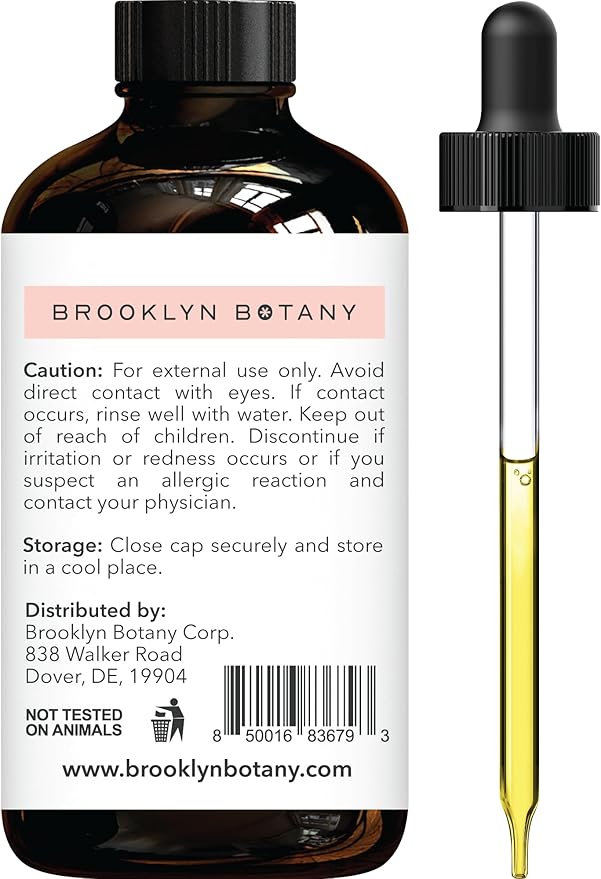 Brooklyn Botany Lemon Essential Oil - Huge 4 Fl Oz - 100% Pure and Natural - Premium Grade with Dropper - for Aromatherapy and Diffuser