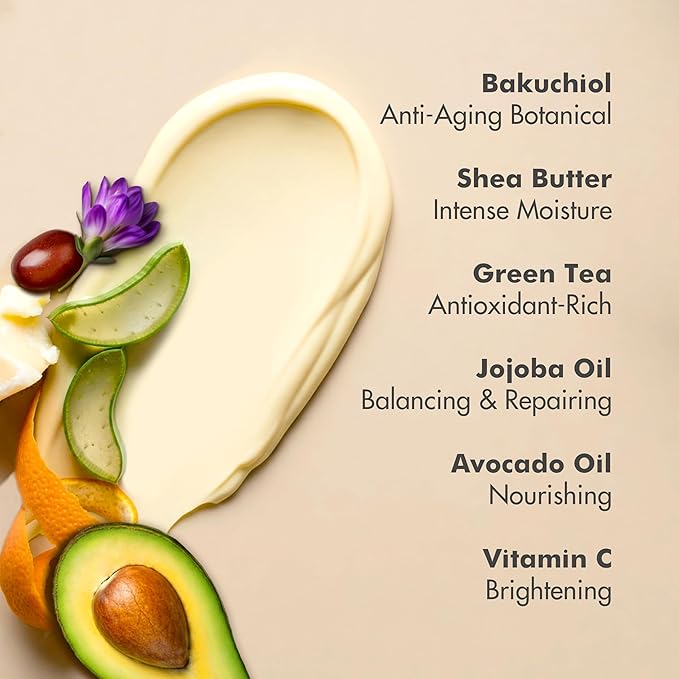 Ebanel Retinol Cream for Face with Collagen, Peptides, Ceramides, Moisturizer with Hyaluronic Acid, Vitamin C & B5, Firming Anti Aging Face Cream for Wrinkles, Fine Lines, Dark Spots, Day and Night