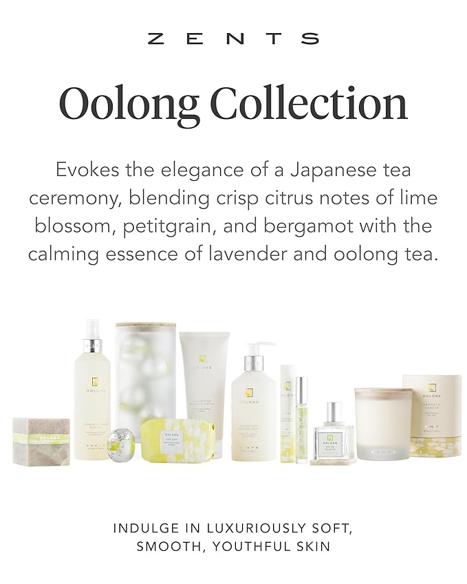 Zents Age-Defying Probiotic Body & Hand Lotion (Oolong) | Moisturizing Lotion with Hyaluronic Acid & Organic Shea Butter | Nourishes & Hydrates Skin | 6.4 fl oz