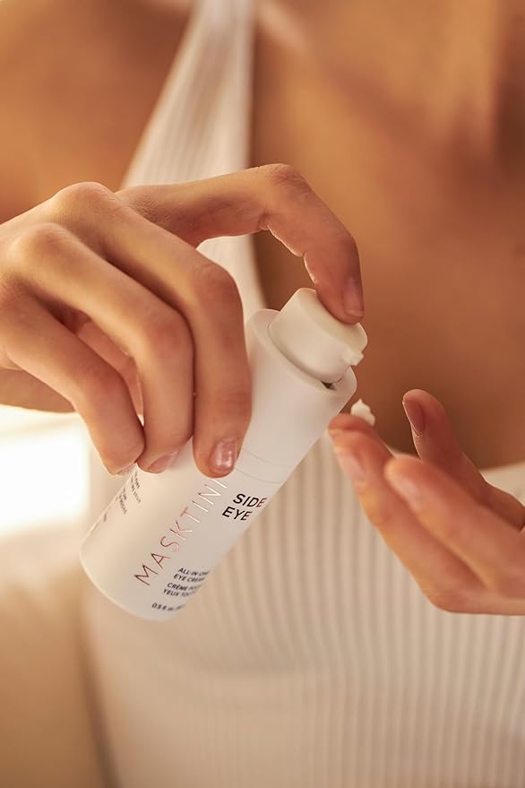 Side Eye All-in-One Eye Cream, 0.5 ounce - Face Moisturizer - with Apple and Green Tea Extracts - Collagen Boosting - Eye Cream for Puffiness (Pack of 2)