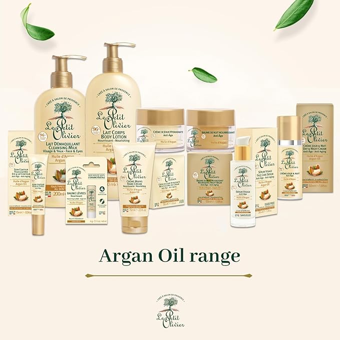 Nourishing Lip Balm Stick - Enriched with Argan Oil - Softens and Smooths Dry Lips - Made with Natural Vegetable Oils - 0.14 oz