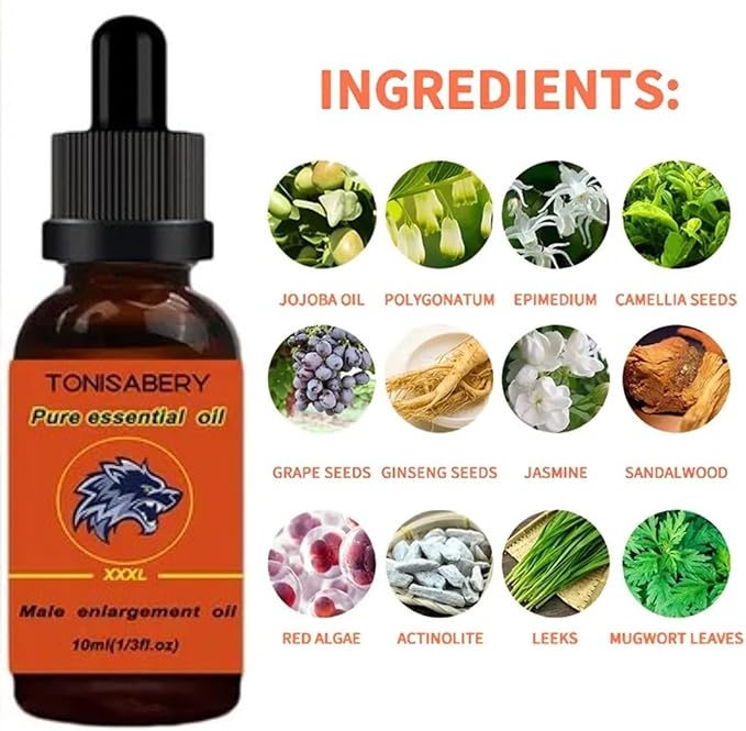 Massage Oil Enlargement Oil Increase Enlarge Gel Thicker Longer Stronger Large Size Enlarger Cream BLSEX for Men (F708-XXXL)