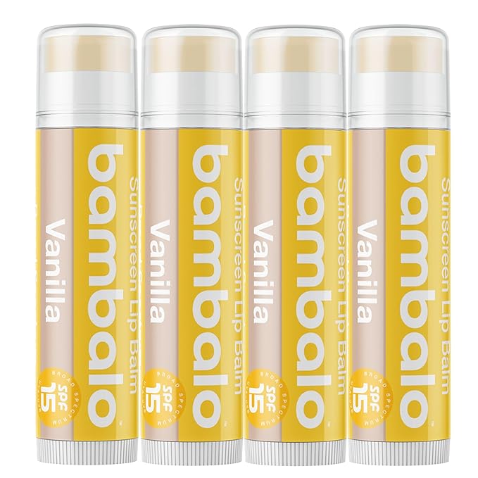 4-Pack Vanilla SPF 15 Lip Balm