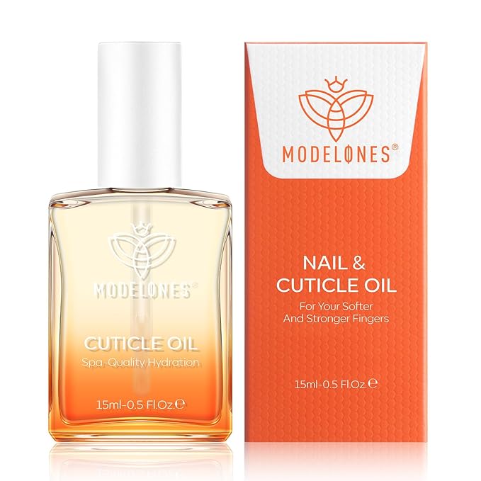 modelones Cuticle Remover Kit Cuticle Oil, Nail Strengthener with Jojoba Oil & Vitamin E