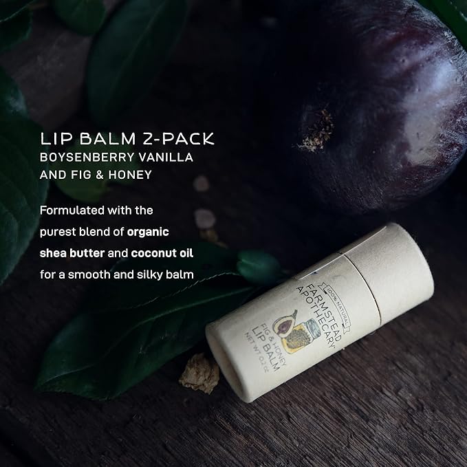 Farmstead Apothecary Lip Balm (Boysenberry & Fig