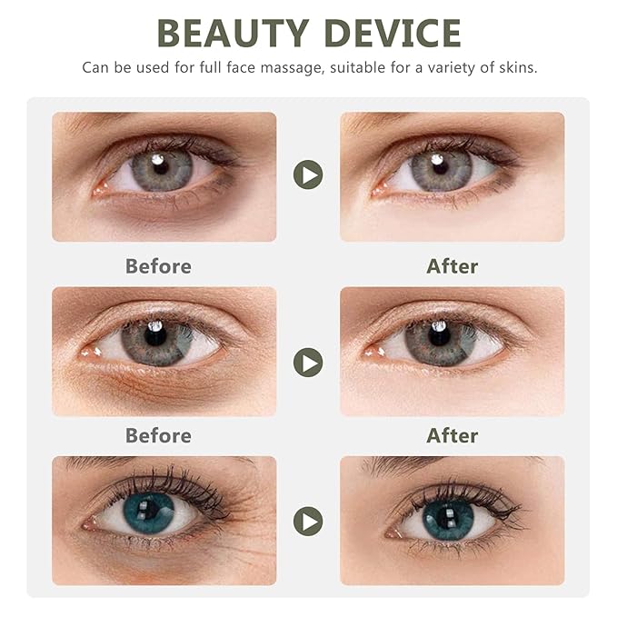 EXCEART 6pcs Eye Cream Applicators Face Eye Roller Massage Eye Care Applicator Wand Stick Metal Eye Cream Roller Wand