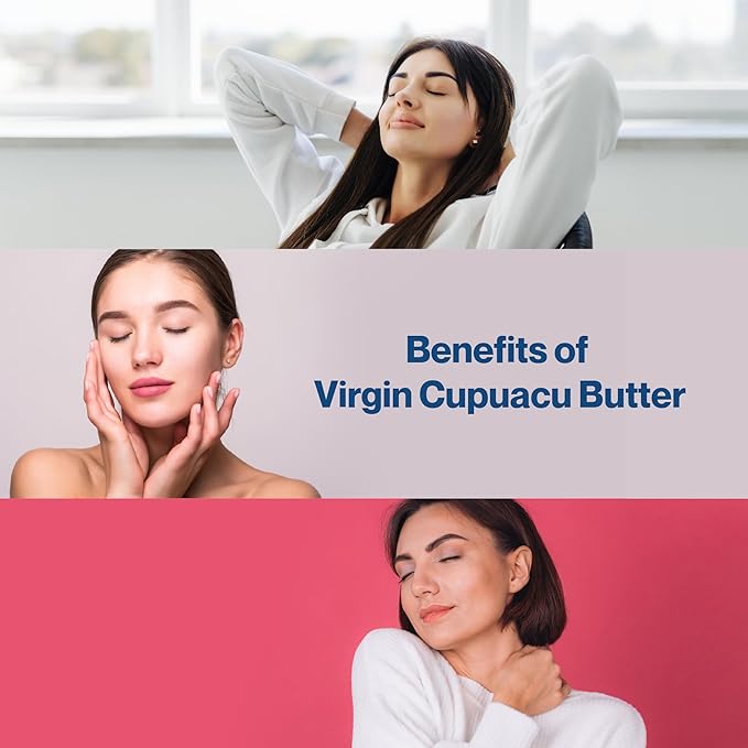 uh*Roh*Muh 100% Pure Virgin 1 Gallon Cupuacu Butter from Brazil - Unrefined, Ultra-Moisturizing & Nourishing for Skin and Hair (Net Wt: 3.5 Kgs/ 7.7 lbs)