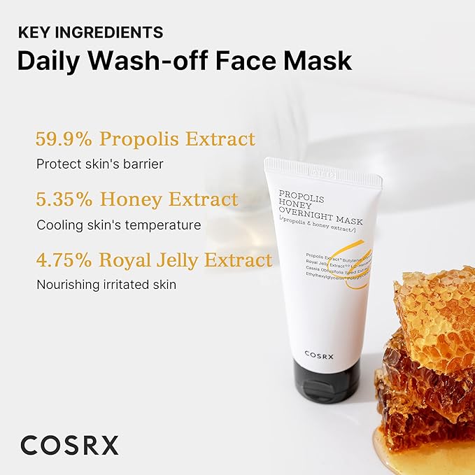 COSRX Ultimate Moisturizing Propolis Extract Honey Overnight Mask (60ml)