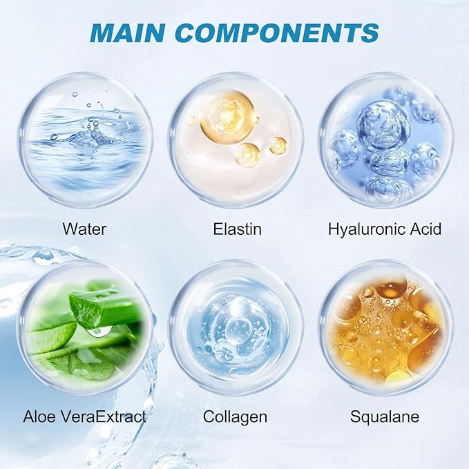 Micro Infusion System for Lips, Micro System for Face, SerumSmooth Skin Facial Serum for All Skin Types (1*Micro System Tool+4* Face Serum)