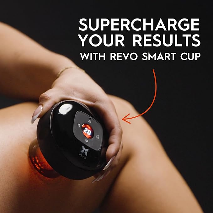 REVO Anti Cellulite Massage Oil Infused with Collagen & Stem-Cells for More Elastic, Tighter Skin