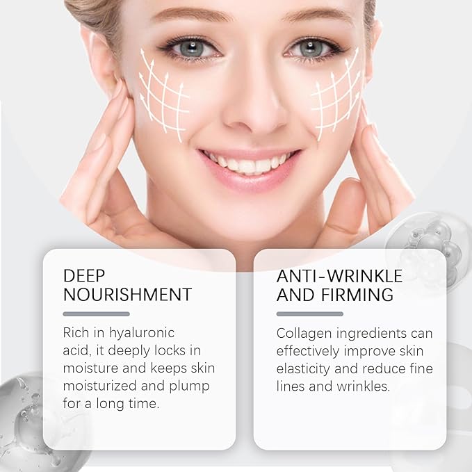 Bio-collagen mask, deep collagen mask, deep collagen overnight mask, Korean pure collagen mask, can improve skin moisturizing, elasticity and wrinkles