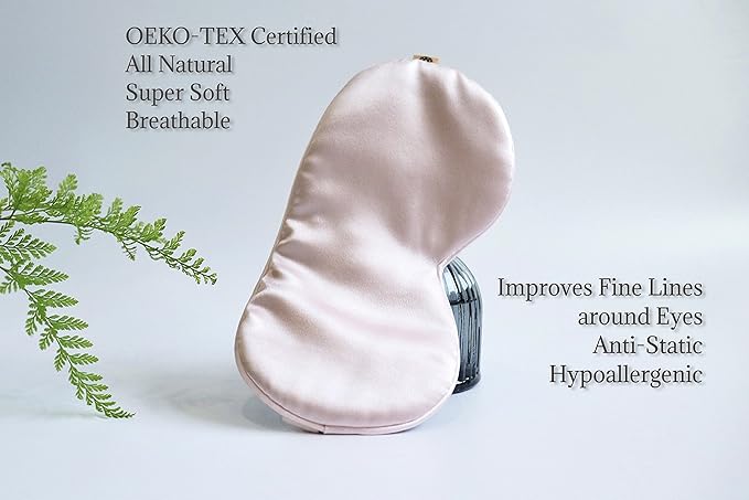 Silk Eye Mask for Sleeping (Rose Water)