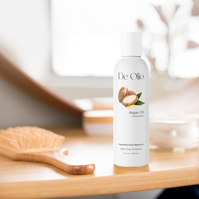 | Argan Oil of Morocco | 100% Pure & Natural Cold Pressed Argan Oil for Hair, Skin, Face | Refined Moroccan Hair Oil for Moisturizing & Strengthening | 16fl. oz. (473 mL)