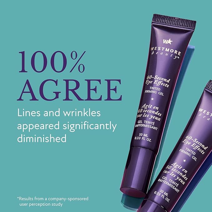Westmore Beauty 60 Second Eye Effects & Star Handheld Fan - Eye Tightening Serum Instant - Instant Eye Tightener - Instant Eye Bag Remover Puffiness - Instant Firming Eye Cream Instant Face Lift Serum