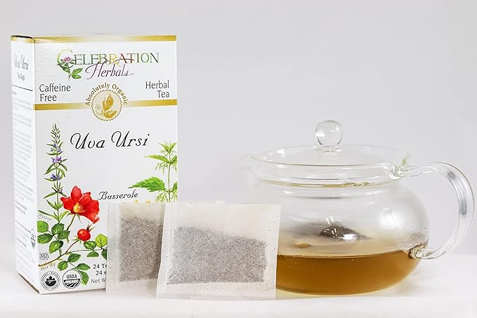 CELEBRATION HERBALS Uva Ursi Tea Organic 24 Bag, 0.02 Pound
