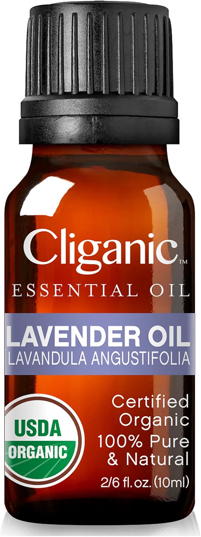 Cliganic USDA Organic Lavender Essential Oil - 100% Pure Natural Undiluted, for Aromatherapy Diffuser | Non-GMO Verified (Packaging May Vary)