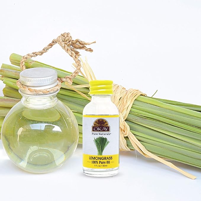 Okay 100% Pure Lemon Grass Essential Oil 1oz/30ml