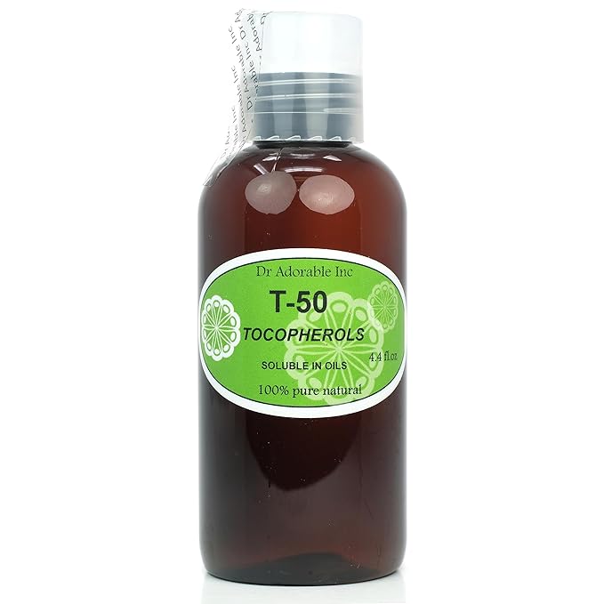 Dr Adorable - 4 oz - Tocopherols T-50 Oil-Soluble Vitamin E - Pure Natural Premium Anti Aging