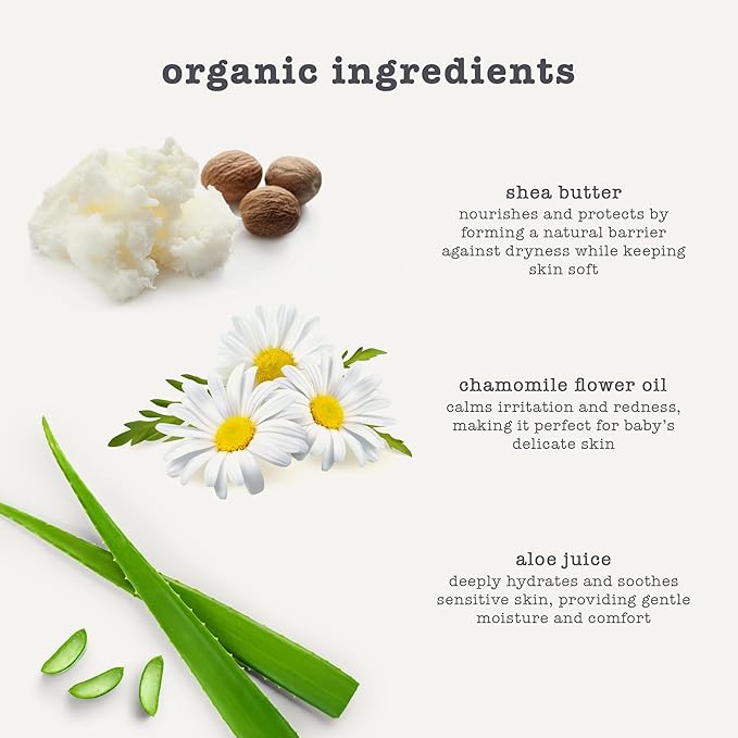 erbaviva Organic Baby Lotion, 8 Fl Oz