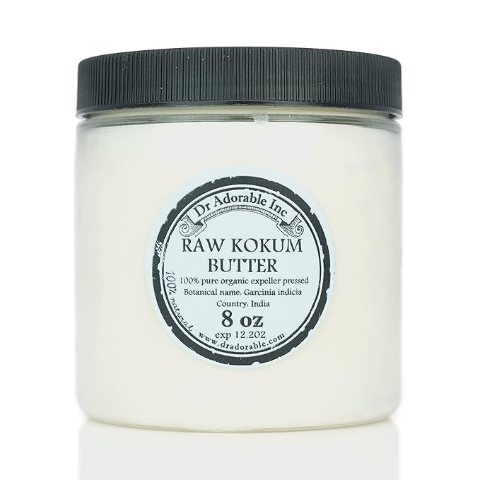 Dr Adorabale - 8 oz - Kokum Butter - Raw 100% Pure Natural Premium Organic
