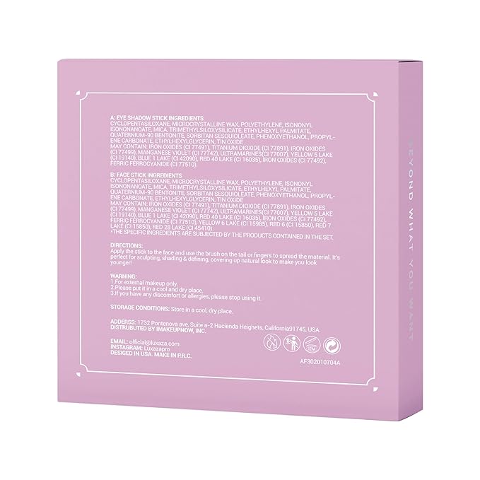 6PCS Cream Eyeshadow Stick Makeup Sets, Metallic And Matte Shimmer Eye Shadow Eye Brightener Stick Pencil Crayon, A06-Pink Neutral