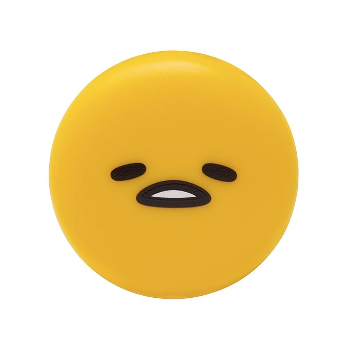 The Crème Shop x Gudetama Macaron Lip Balm, Korean Lip Balm with Shea Butter and Vitamin E - Peach Gummies