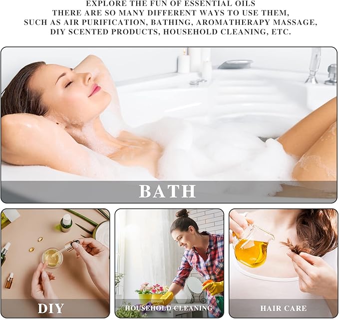 Ginger Essential Oil 100ML/ 3.38FL.OZ, MAYJAM Premium Ginger Oil for Diffuser, Massage, Candle Making, Long Lasting Scents