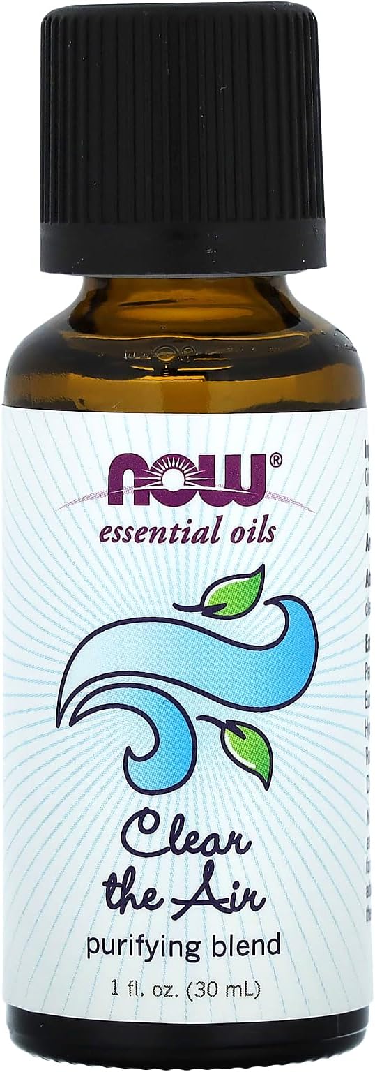 NOW Clear The Air Essential Oil Blend, 1-Ounce