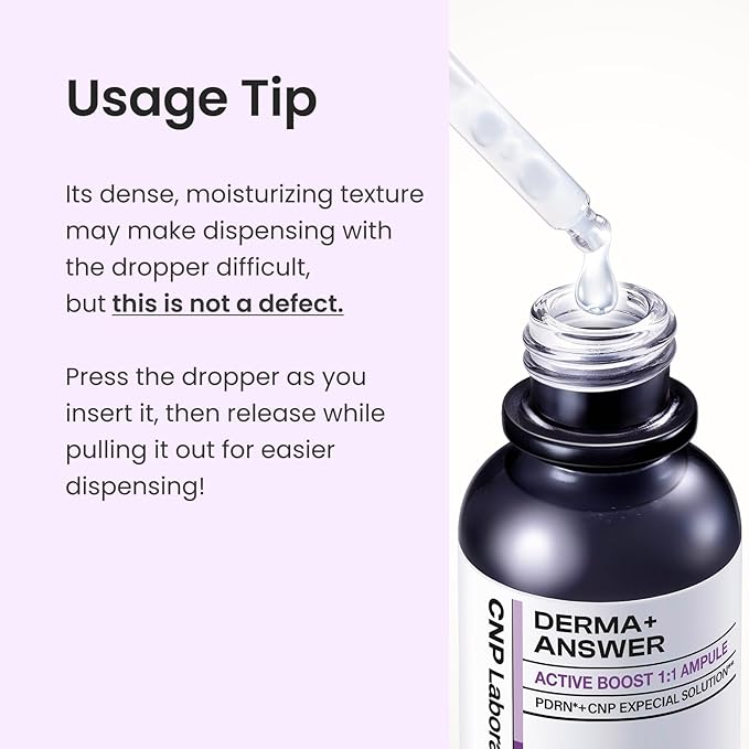 CNP PDRN Active Boost Face Serum - Smoothing Fine Lines & Wrinkle, Rejuvenating & Firming Skin, Anti-aging Booster with Collagen, Korean Skin Care, 1.01 fl. oz. (30ml)