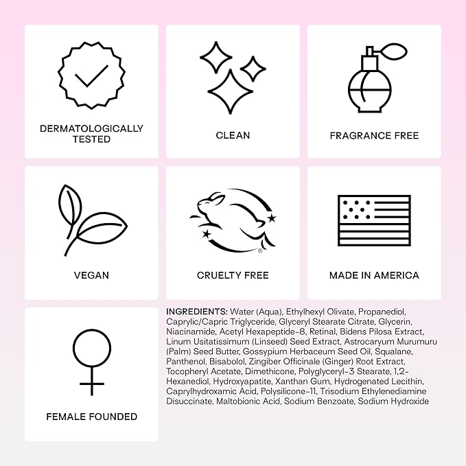 Retinal Skin Restoring Serum with 0.1% Retinal, Bio Retinol, Peptides & Niacinamide, Face Serum for Anti-Aging, Fine Lines & Hyperpigmentation