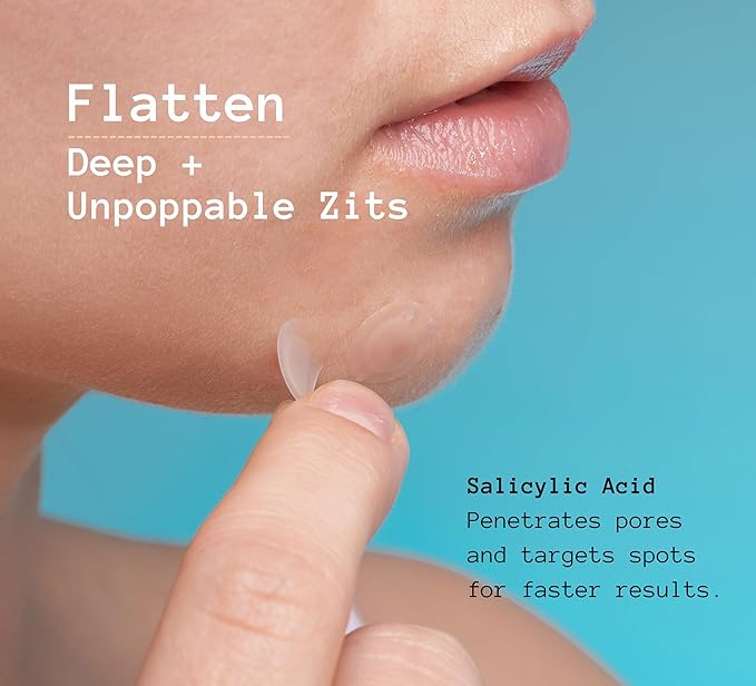 Korean Pimple Patches with Salicylic Acid - Invisible Pimple Patch - Hydrocolloid Acne Patch - Premium Zit sticker 48 Count 2 Sizes (10mm & 12mm)